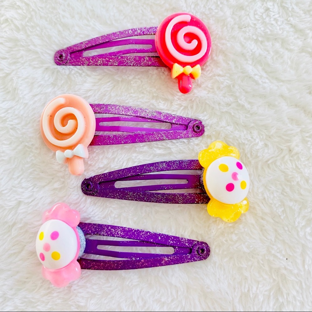 Handmade kawaii snap barrettes hair clips